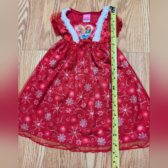 Disney Princess Red Holiday nightgown 18 Months - Picture 7 of 11
